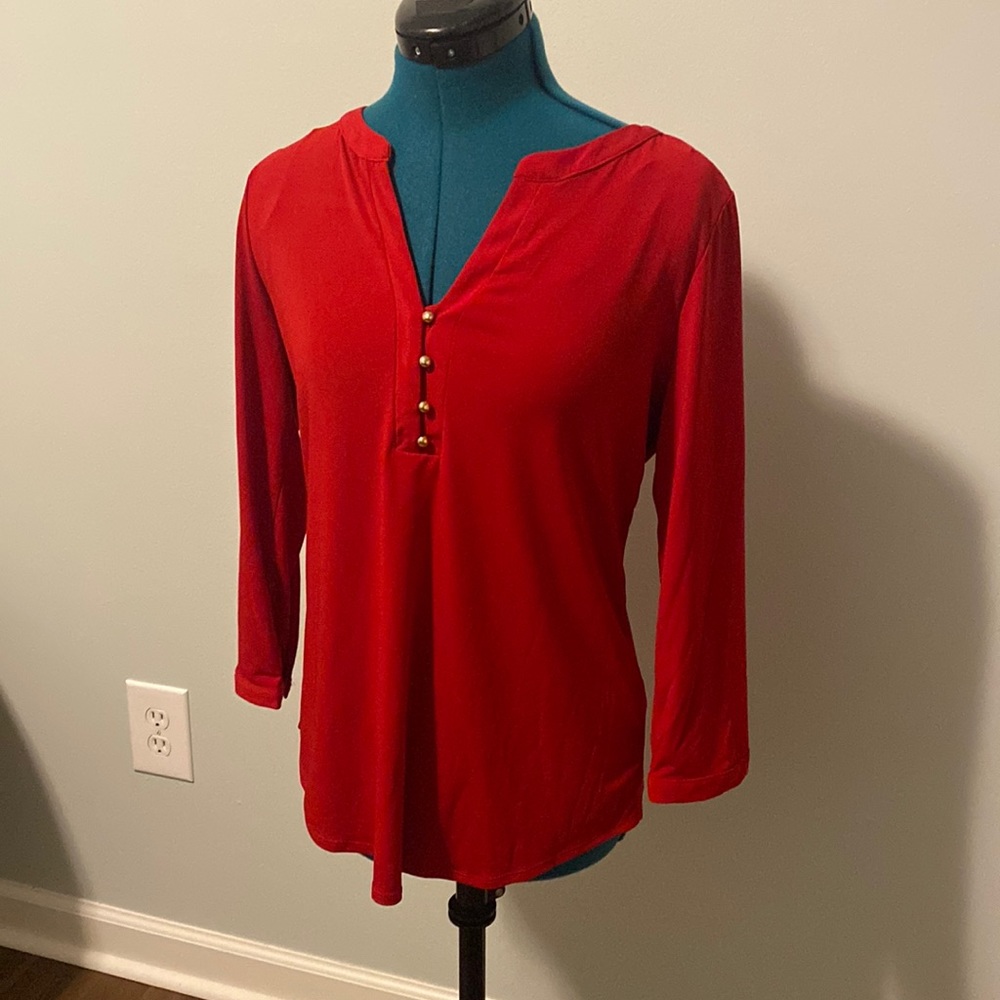 Dana Buchman Ladies 3/4 sleeve blouse